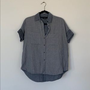 Madewell Tops - Striped Chambray Button Up Top Madewell Tops - Striped Chambray Button Up Top